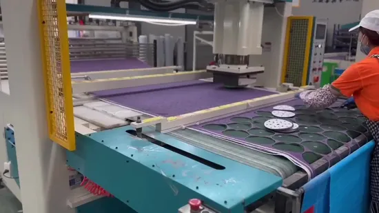 Customized 6-Inch 150mm Hook Loop Mesh Sanding Sponge Aluminium Oxide Polishing Paint Abrasive Foam Sandpaper Disc