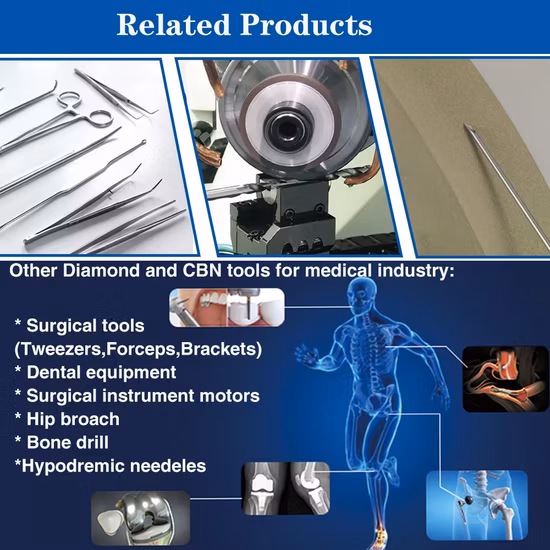 Diamond and CBN Grinding Wheels for Surface and Od Grindingfor ID Grinding. Vitrified Bonded Grinding Tools Resin Bonded